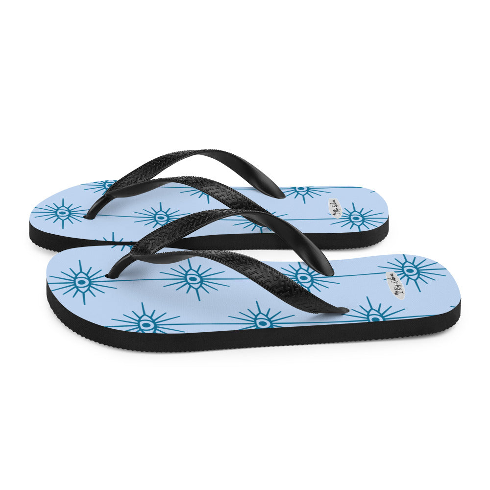 Flip-Flops - Light Blue Eye  20.00 bigkahunatshirts