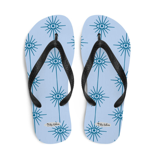 Flip-Flops - Light Blue Eye  20.00 bigkahunatshirts