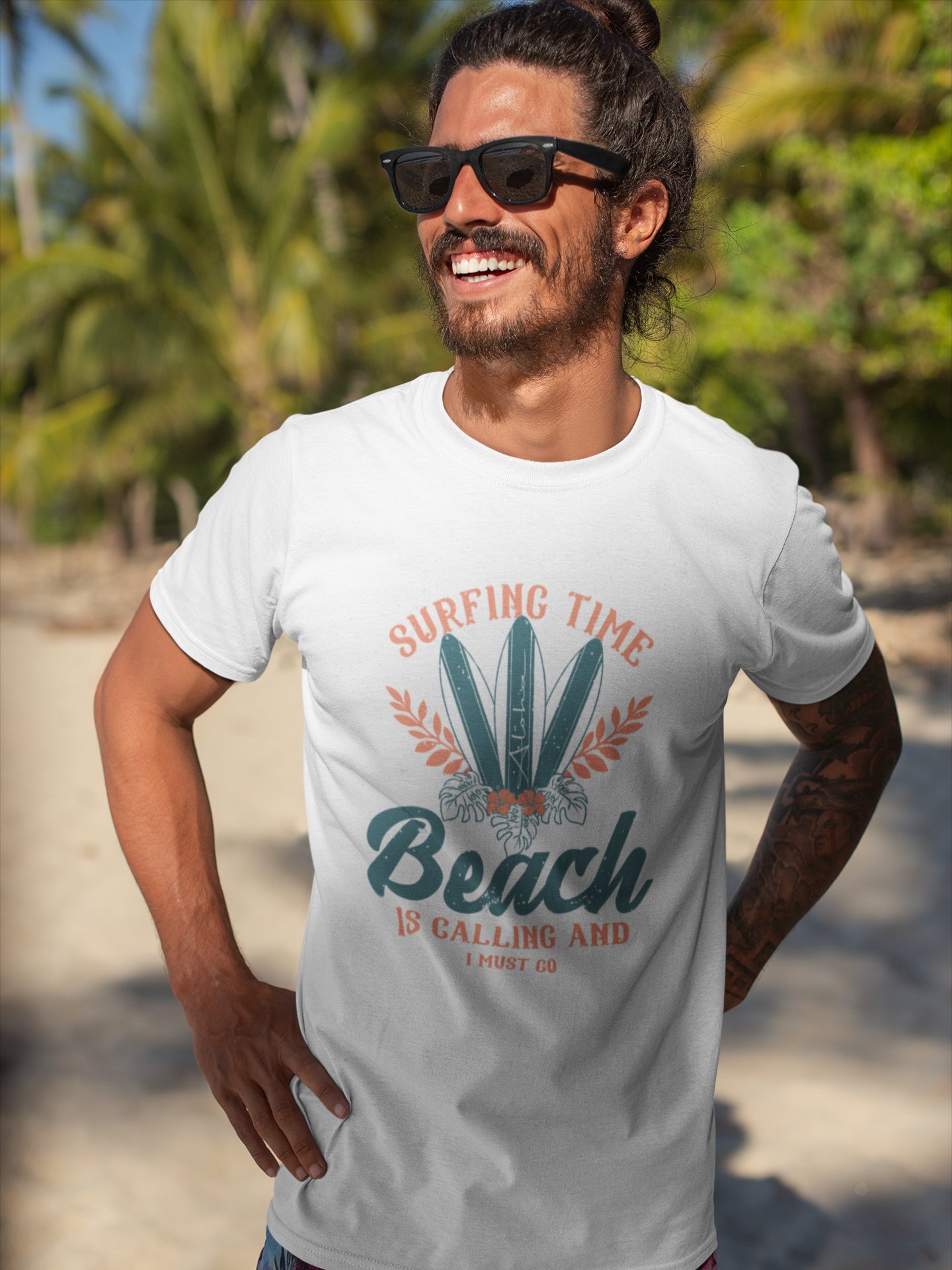 Surfing Time T-shirt  30.00 bigkahunatshirts