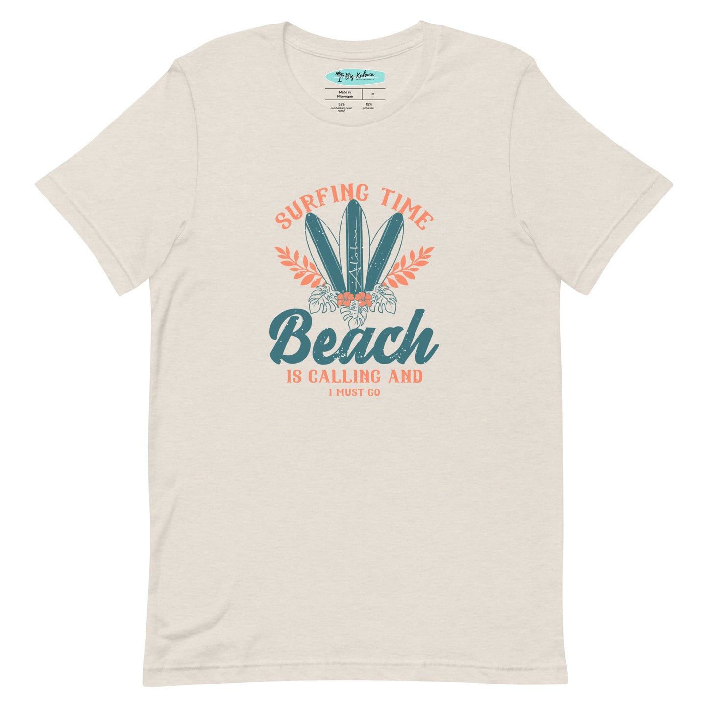 Surfing Time T-shirt  30.00 bigkahunatshirts