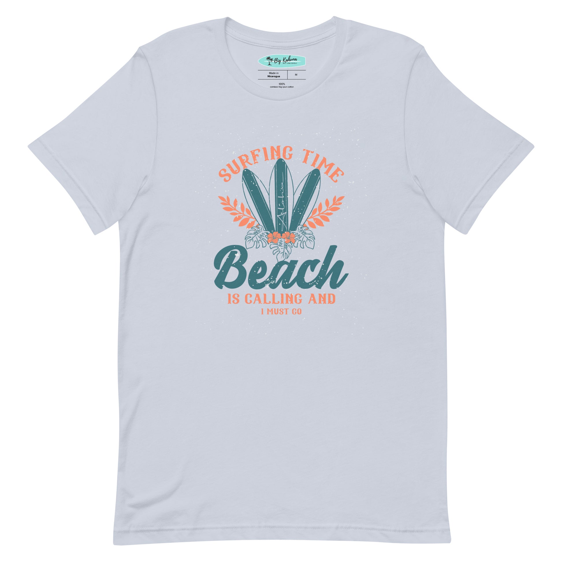 Surfing Time T-shirt  30.00 bigkahunatshirts