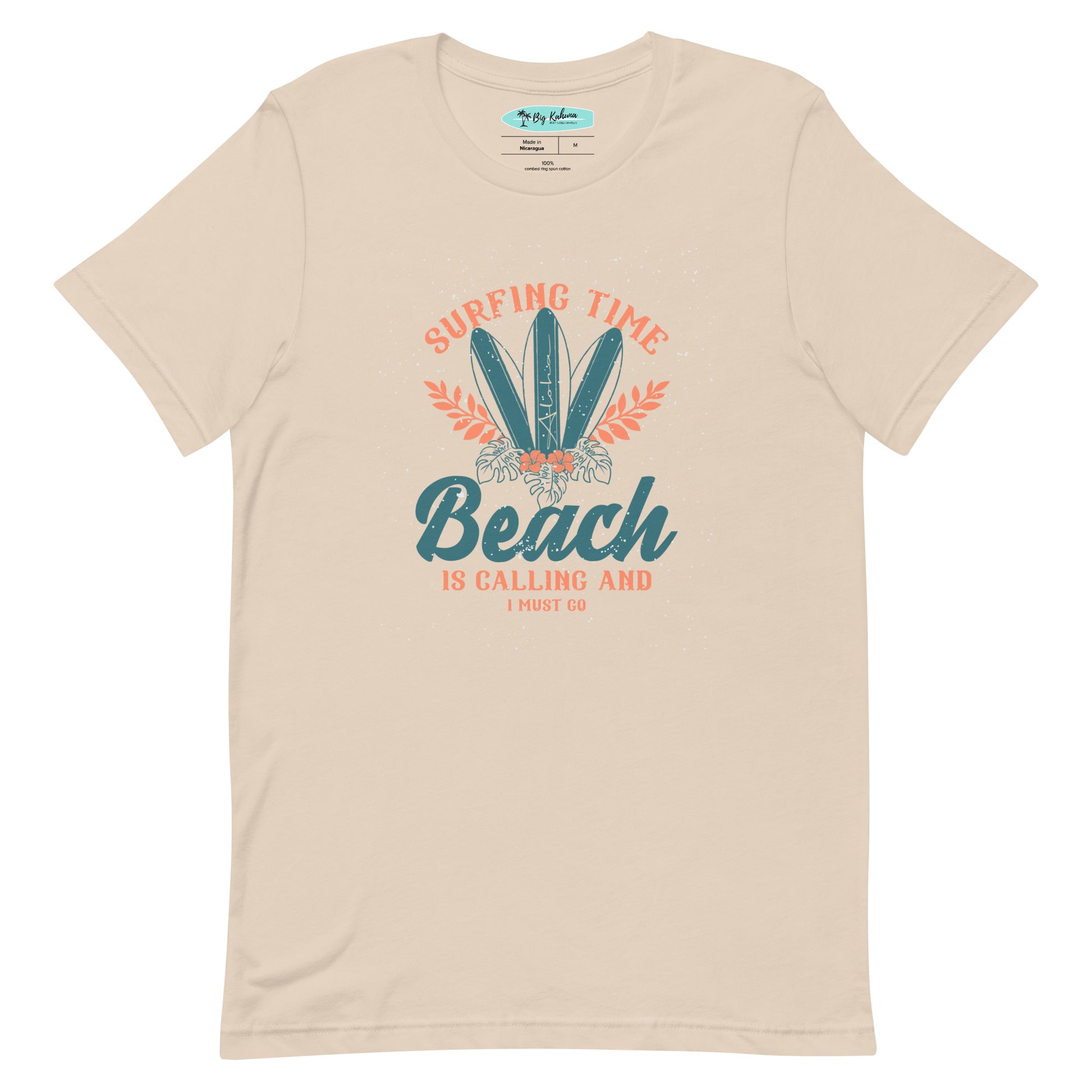 Surfing Time T-shirt  30.00 bigkahunatshirts