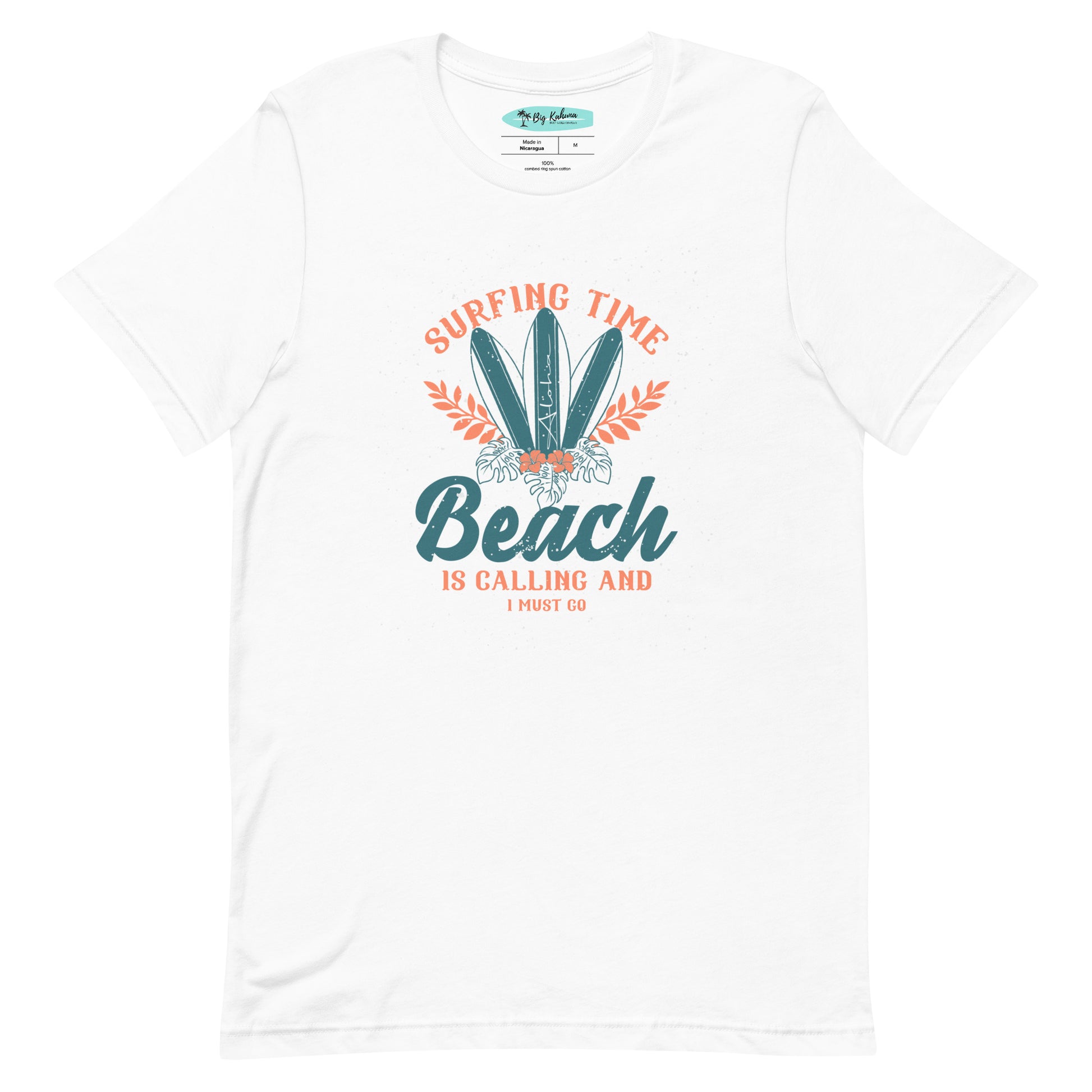 Surfing Time T-shirt  30.00 bigkahunatshirts