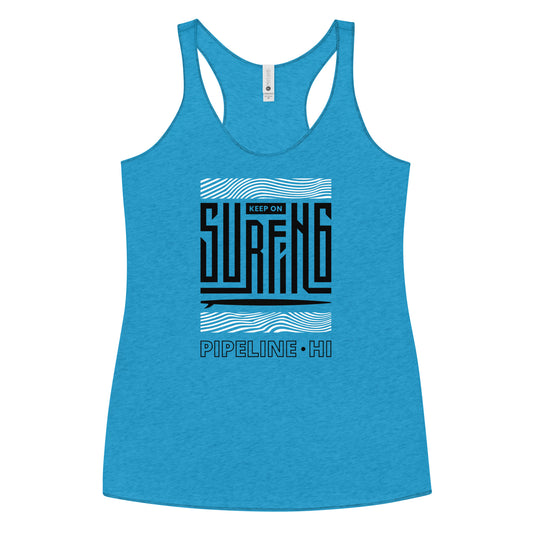 Keep on Surfing Racerback Tank - 2